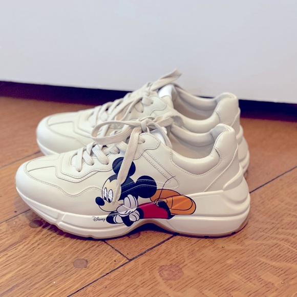 Gucci x Mickey Rhyton Chunky Sneakers 38.5 - Picture 1 of 7